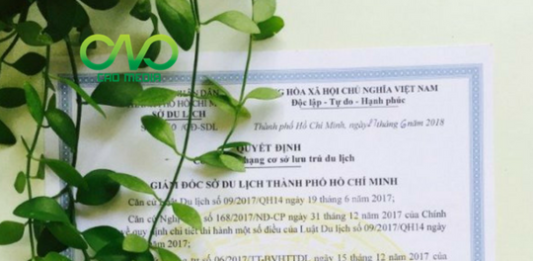 Sở Du Lịch cấp giấy chứng nhận sao khách sạn