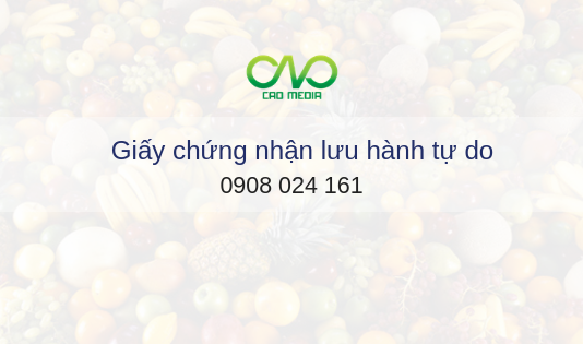 Dịch vụ xin giấy phép lưu hành tự do CFS trong 2 ngày