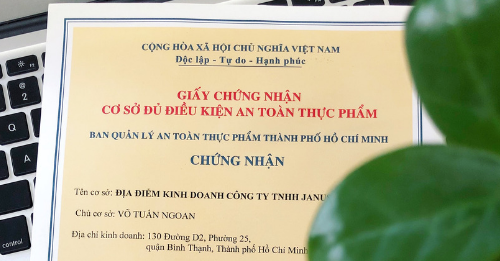Thủ tục cấp giấy an toàn thực phẩm cho cơ sở sản xuất