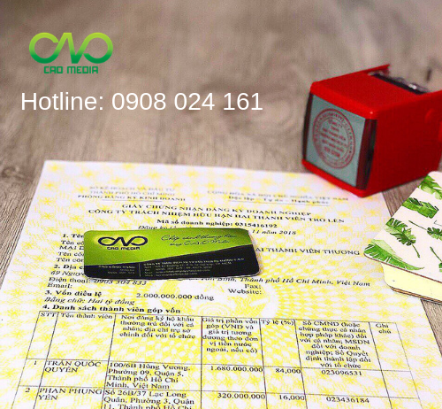 Thủ tục thay đổi giấy phép kinh doanh