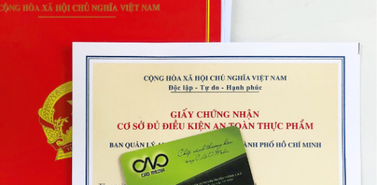 Thủ tục cấp mới giấy an toàn thực phẩm dịch vụ ăn uống