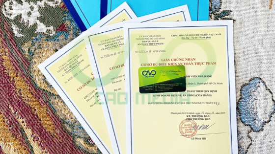 Xin giấy an toàn thực phẩm cho cơ sở sản xuất tinh bột nghệ