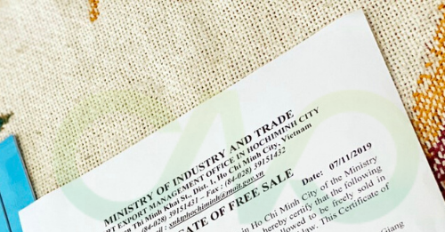 Xin giấy chứng nhận lưu hành tự do cho thanh long đông lạnh