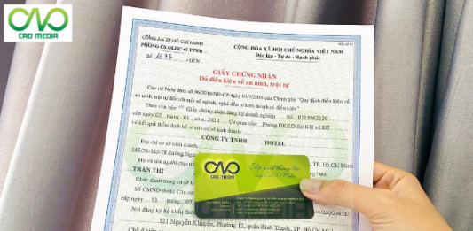 Dịch vụ làm giấy phép an ninh trật tự cho khách sạn tại Quận 8