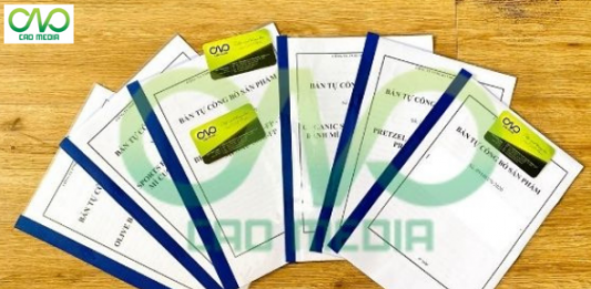 Công bố chất lượng sản phẩm trà bạc hà