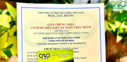 Giấy phép ATTP cho cơ sở sản xuất nước yến nha đam