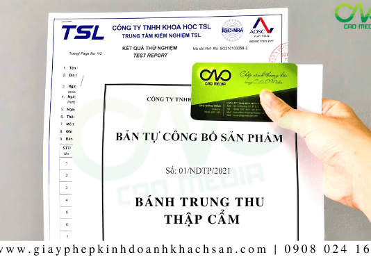 Tự công bố sản phẩm bánh trung thu thập cẩm