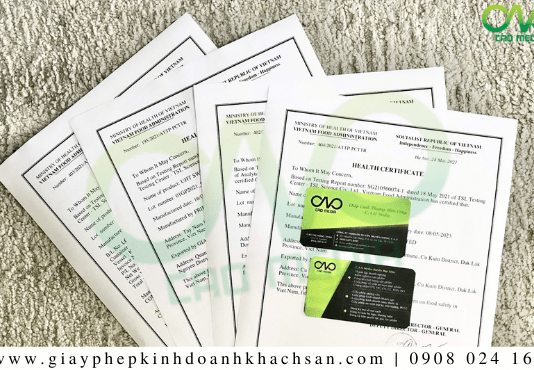 Thời gian thực hiện giấy chứng nhận y tế bánh bao đậu đỏ