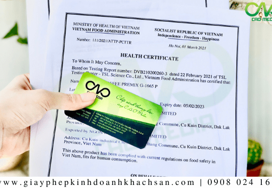 Quy trình xin giấy chứng nhận y tế bánh bao kim sa