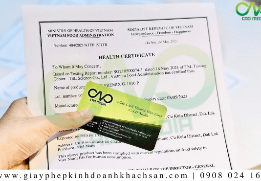 Dịch vụ xin giấy chứng nhận y tế bánh bao thanh long TRỌN GÓI