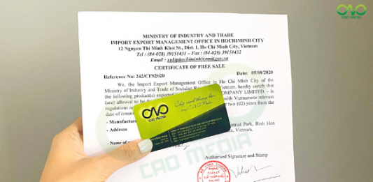 Hướng dẫn xin giấy phép Certificate of free sale miến dong