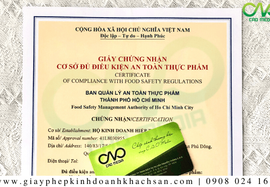 Làm giấy phép ATTP cho cơ sở sản xuất đậu phộng rang tỏi ớt