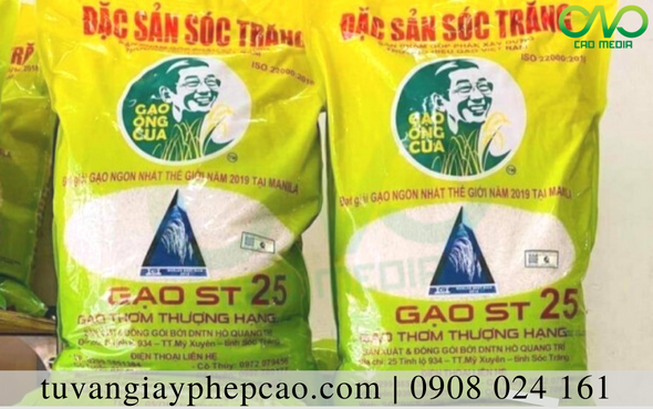 Nhãn hiệu "GẠO ÔNG CUA" cho gạo ST24 và ST25 được bảo hộ tại Úc