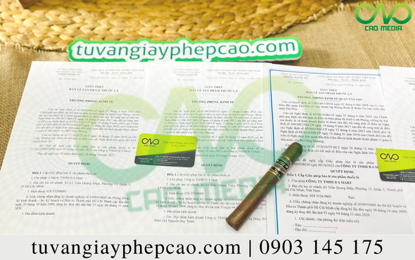 Dịch vụ xin giấy phép bán lẻ thuốc lá tại TP Hồ Chí Minh uy tín