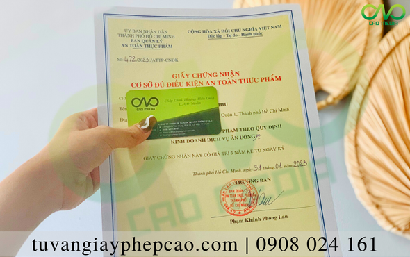 Dịch vụ làm giấy phép an toàn thực phẩm quán lẩu cua đồng uy tín tại TP.HCM