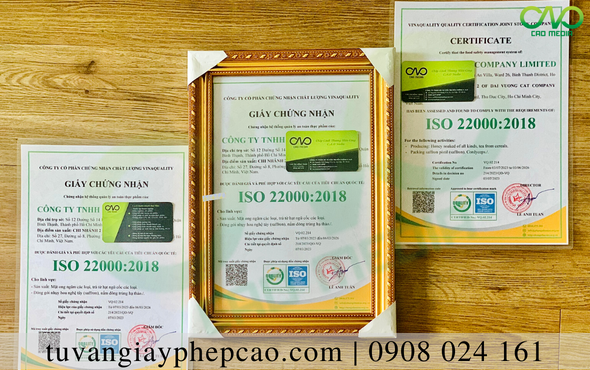 Dịch vụ thực hiện chứng nhận ISO 22000:2018 để sản xuất giấm ăn