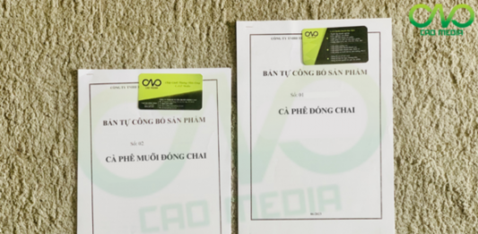 Dịch vụ tự công bố cà phê muối đóng chai tại Thành phố Hồ Chí Minh