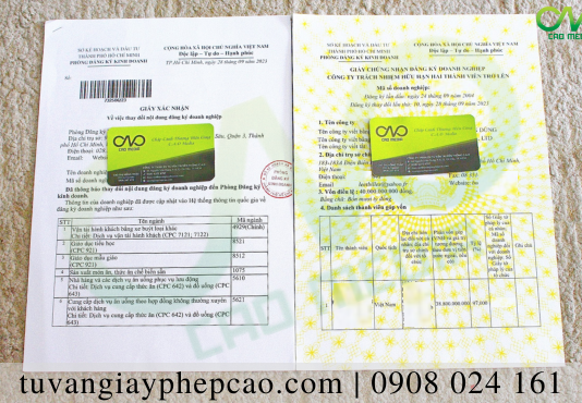 Thủ tục bổ sung ngành nghề cho công ty đơn giản