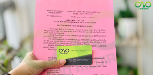 Xin cấp giấy phép sản xuất rượu thủ công với thủ tục đơn giản