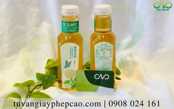 Công bố chất lượng trà lài đóng chai đơn giản, dễ thực hiện