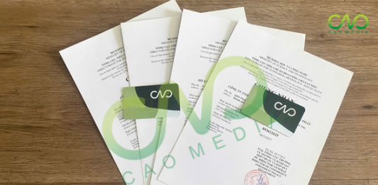Mẫu chứng nhận mã số mã vạch cho gạo (Ảnh CAO Media)