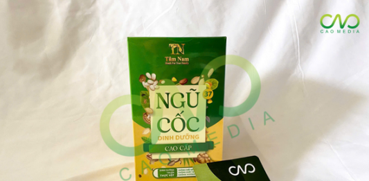 Mẫu sản phẩm tự công bố bột ngũ cốc dinh dưỡng (Ảnh CAO Media)