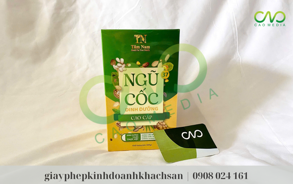 Mẫu sản phẩm tự công bố bột ngũ cốc dinh dưỡng (Ảnh CAO Media)