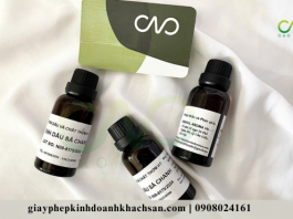 Công bố tiêu chuẩn cơ sở tinh dầu sả chanh