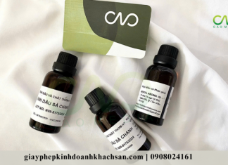 Công bố tiêu chuẩn cơ sở tinh dầu sả chanh
