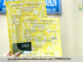 Xin giấy phép kinh doanh