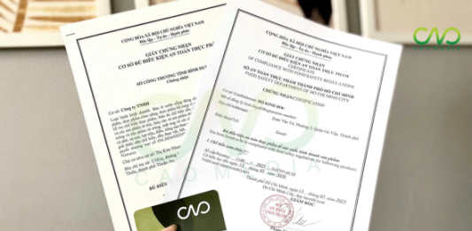 Xin giấy chứng nhận an toàn thực phẩm