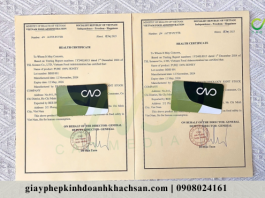 Hồ sơ health certificate online