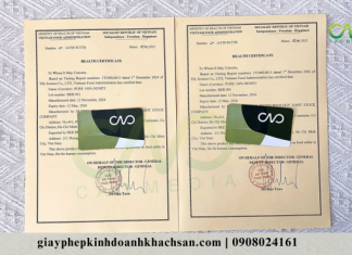 Hồ sơ health certificate online