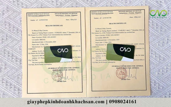 ho-so-health certificate -online