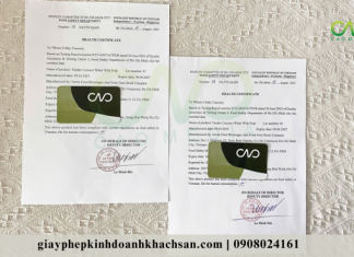 Giấy chứng nhận HC sau 01/07/2025