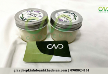 Công bố tiêu chuẩn cơ sở nến thơm