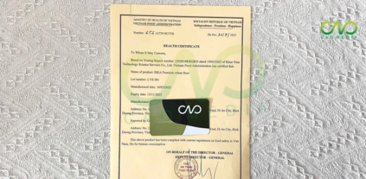 giấy chứng nhận Health Certificate