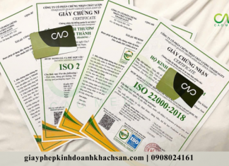 Quy trình xin giấy chứng nhận ISO 22000