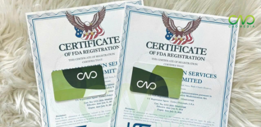 xin giấy chứng nhận FDA cho thực phẩm