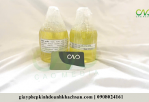 Công bố sản phẩm nước rửa tay