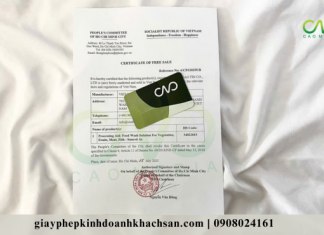 Quy trình thực hiện xin giấy chứng nhận CFS xuất khẩu nước giải khát