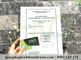 GIẤY CHỨNG NHẬN AN TOÀN THỰC PHẨM TỈNH TÂY NINH – THỦ TỤC THỰC HIỆN MỚI NHẤT