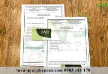 Hồ sơ xin Health Certificate HC cho nước giải khát đóng chai