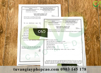 Hồ sơ xin Health Certificate HC cho nước giải khát đóng chai